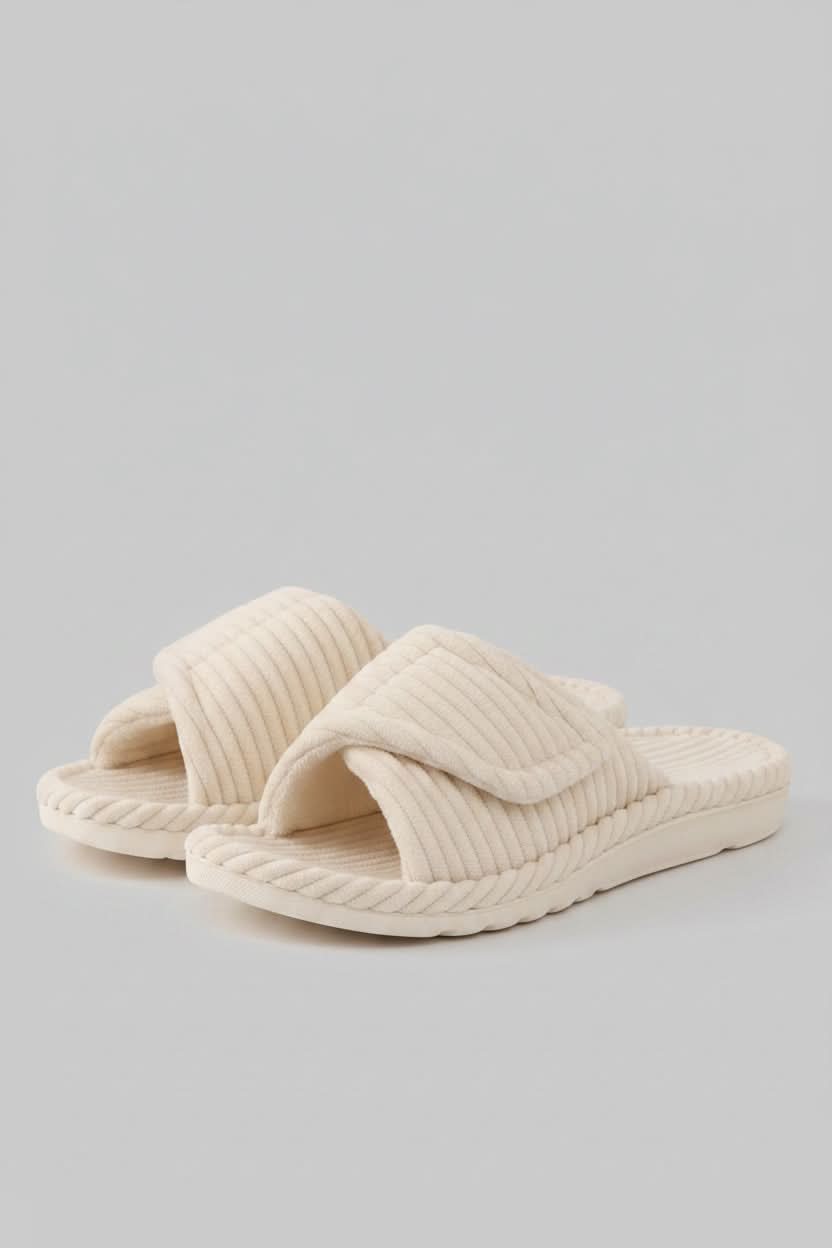 Stylish women's casual wedge sandals. Slip-on open toe design offers everyday comfort & foot support for summer.