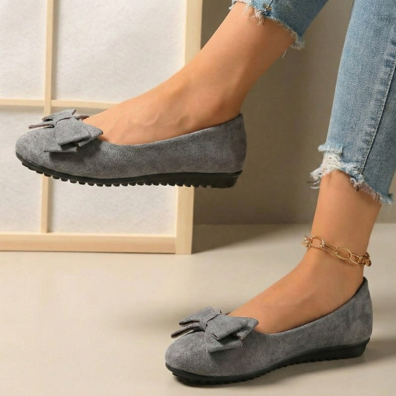 Foot support wide fit orthopaedic ballet flats for women, stylish & comfortable.