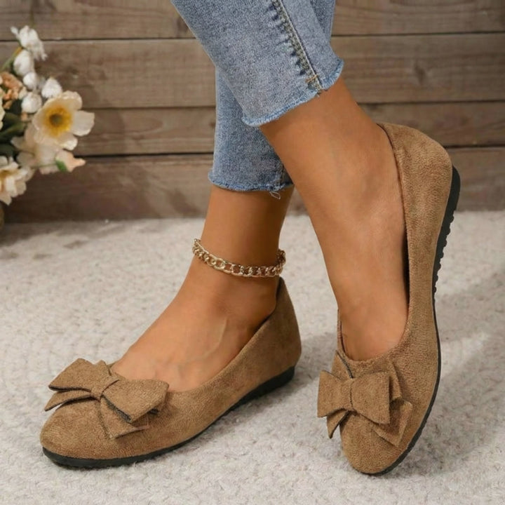 Chic women's wide fit orthopaedic ballet flats, perfect for everyday casual wear.