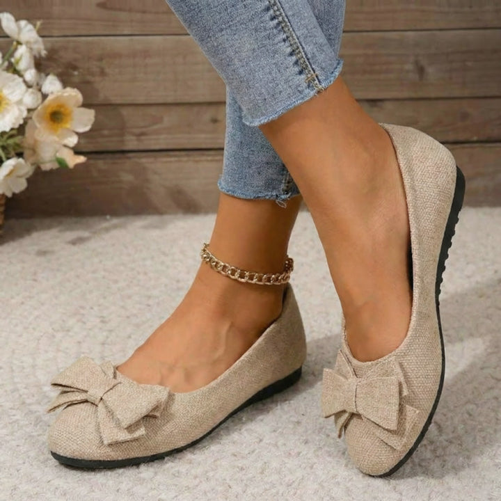 All-day wear orthopaedic wide fit ballet flats for women, blending support & chic.