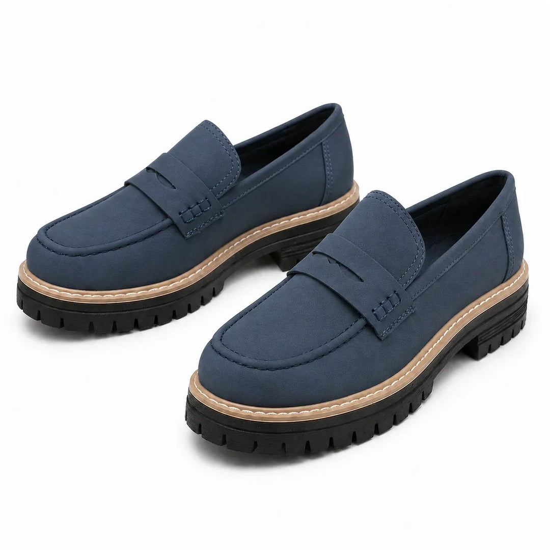 Women's orthopaedic wide toe box loafers for superior comfort & foot health.