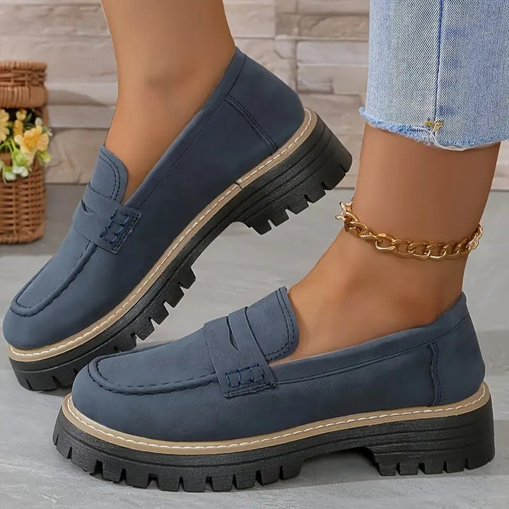 Women's wide toe box orthopaedic slip-on shoes for ultimate comfort & stability.