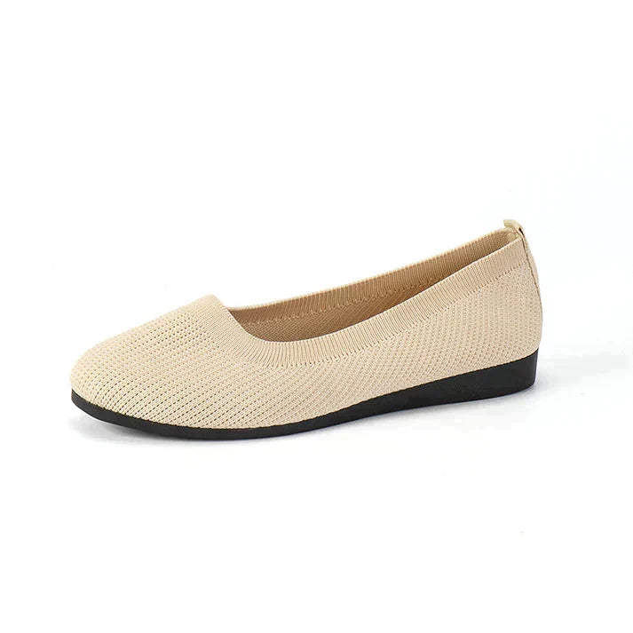 Versatile women's slip-on ballet flats for casual everyday wear & walking. Orthopedic comfort and all-day support.