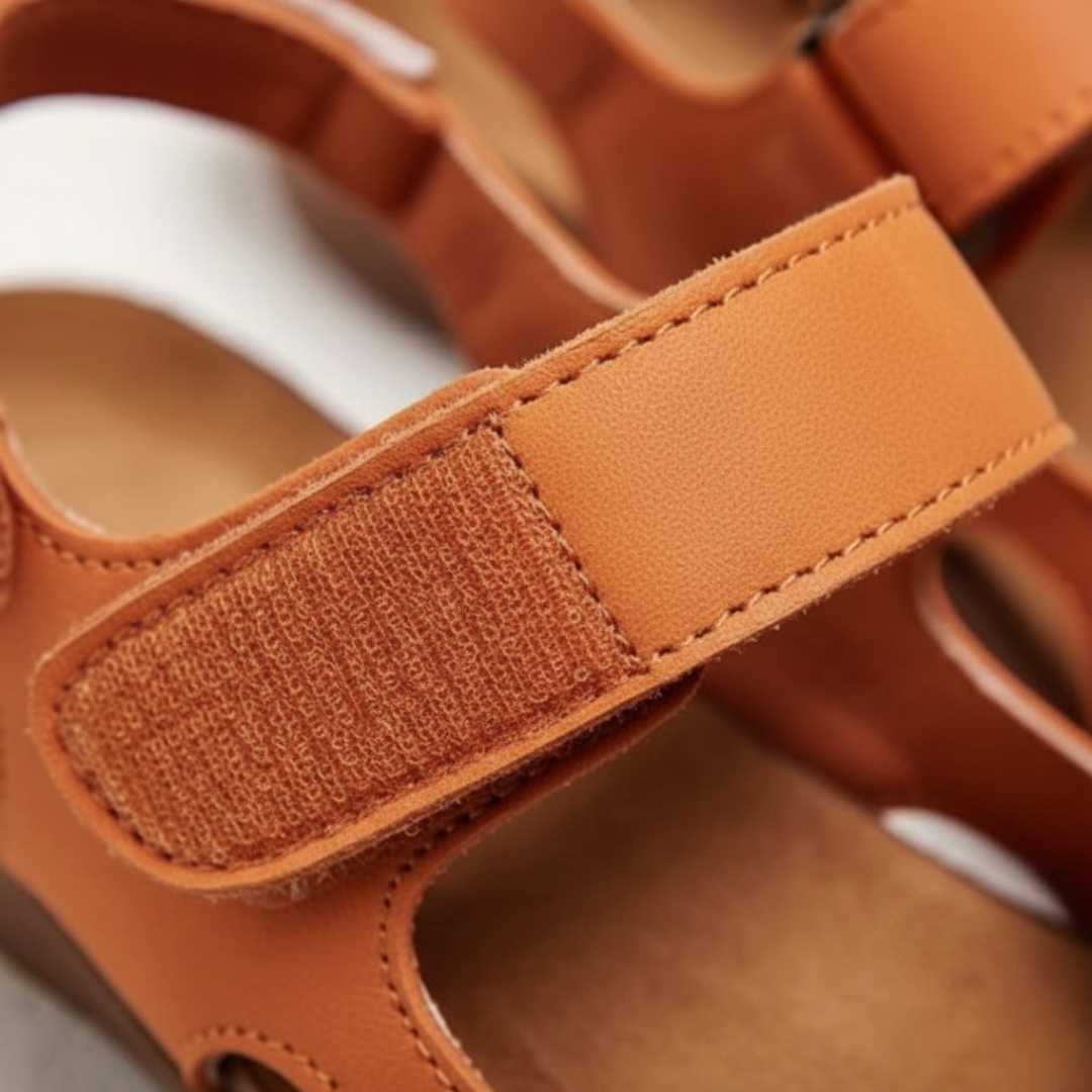 Stylish casual women's closed-toe slingback sandals, ideal for summer daily wear and foot health.