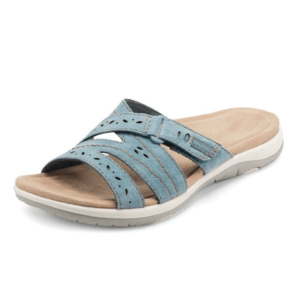 Supportive women's casual sandals with wide toe box, arch support, and cushioning for ultimate foot pain relief.