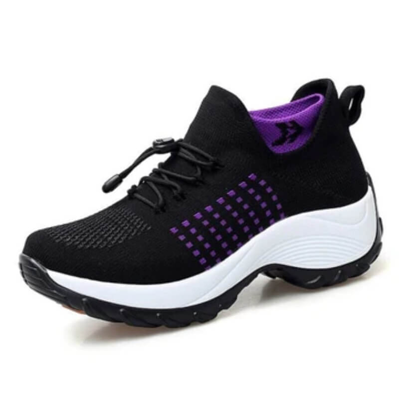 Soft cushioned women's shoes, offering excellent foot support for all-day comfort and pain-free walking.