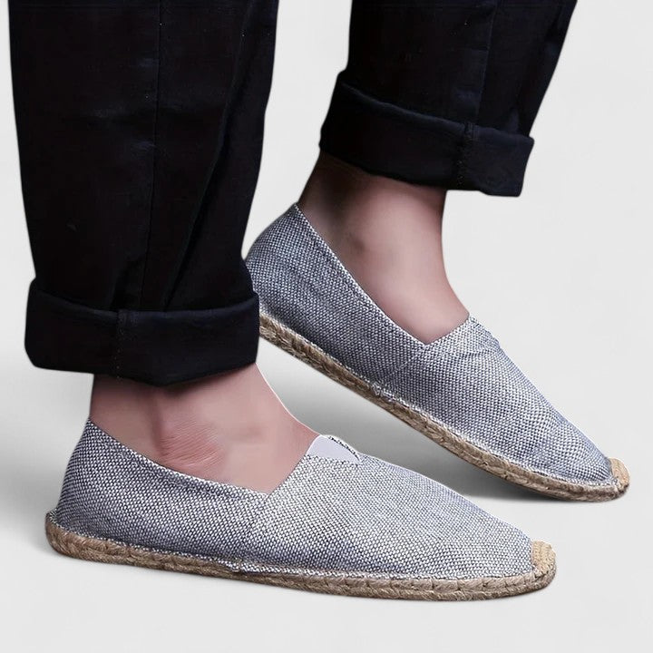 Breathable women's orthopedic espadrille flats, versatile for casual wear and vacation style.