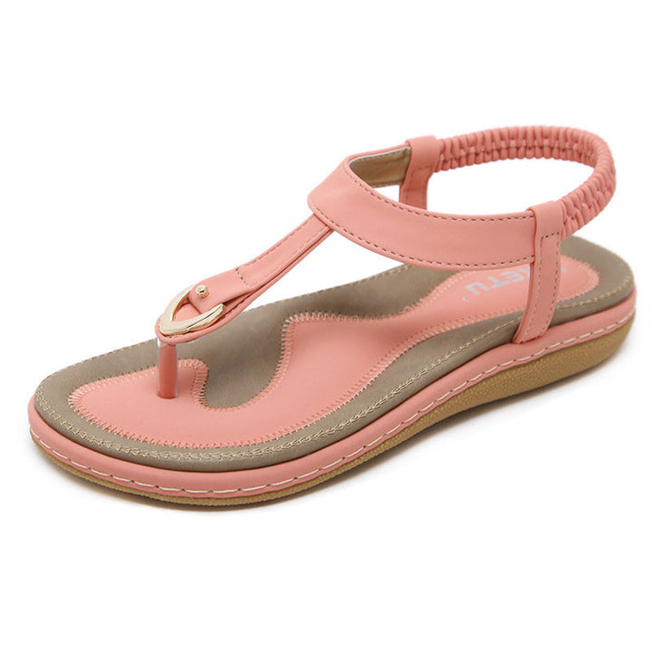 Orthopedic women's sandals with superior arch support. Flat design ensures comfortable daily wear & foot relief.