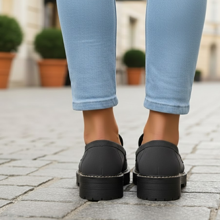 Supportive women's orthopedic loafers, engineered for maximum cushioned comfort and easy slip-on wear.