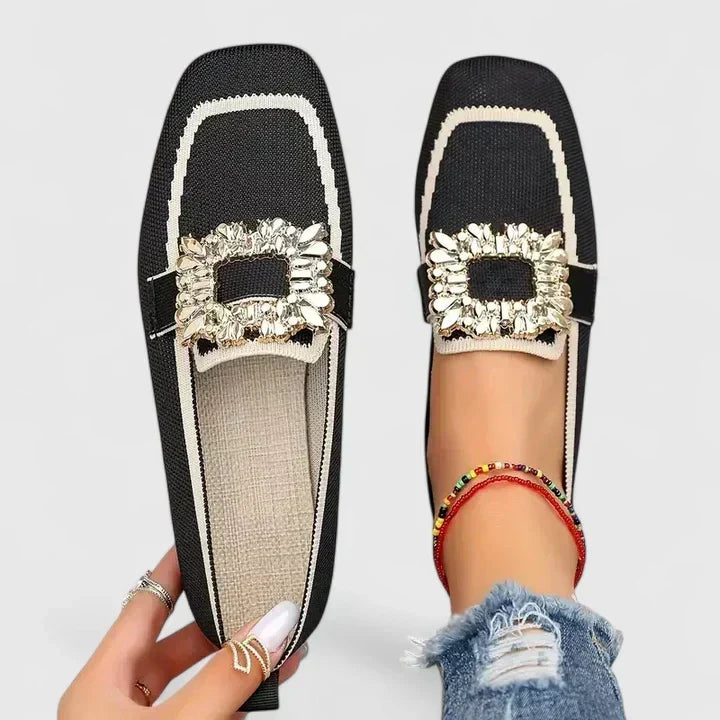 Supportive women's loafers featuring a cushioned insole for maximum comfort. Ideal orthopedic walking shoes.
