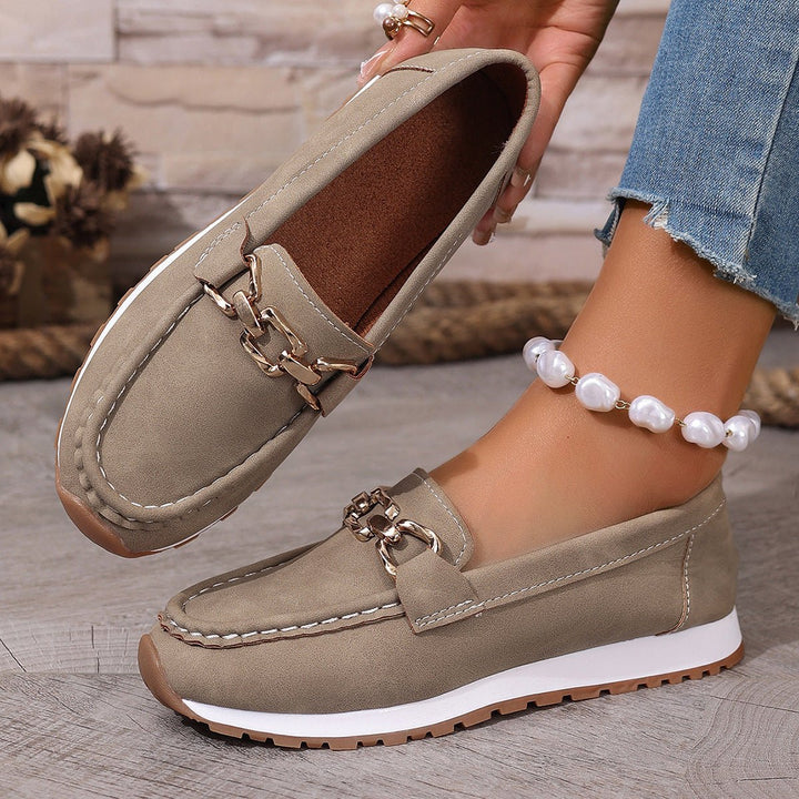 Women's orthopedic loafers featuring advanced arch support for superior stability & comfort.