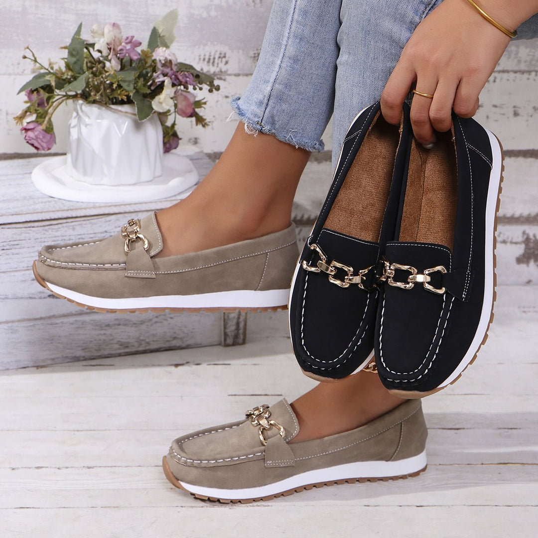 Comfortable & stylish women's orthopedic loafers, perfect for casual fashion, with great arch support.
