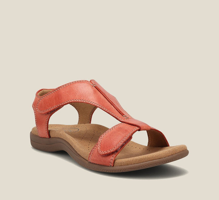 Women's orthopedic open-toe sandals with cushioned sole for ultimate walking comfort. Adjustable straps for a perfect fit.