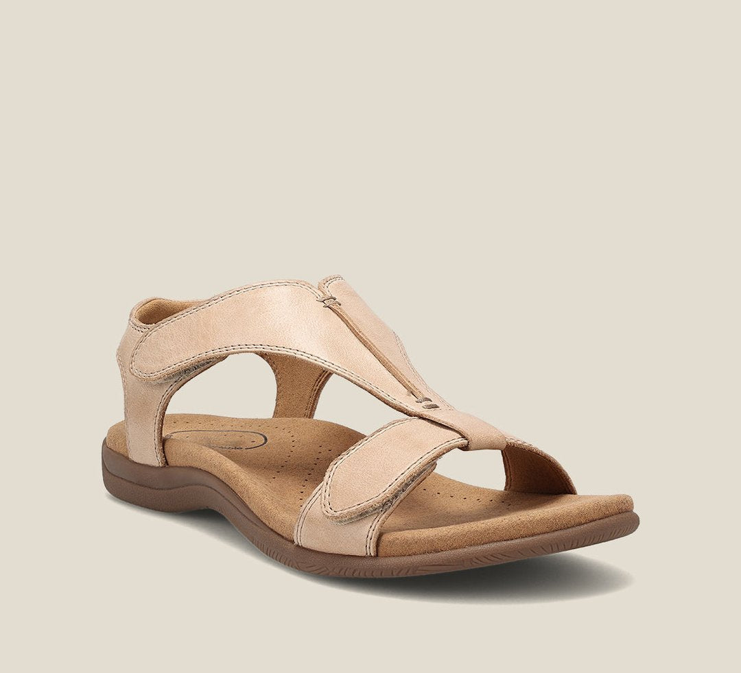 Cushioned women's orthopedic sandals, ideal for comfortable walking. Features adjustable straps & an open-toe design.