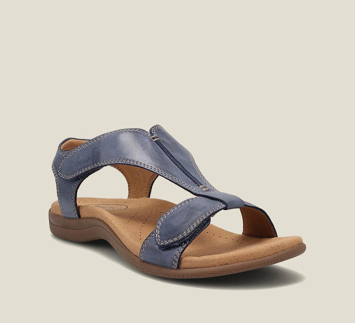 Comfortable women's open-toe sandals, orthopedic design with cushioned support. Great for daily wear & walking.