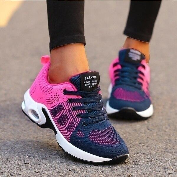 Women's orthopedic running shoes, perfect for wide & narrow feet, offering ultimate comfort & support.