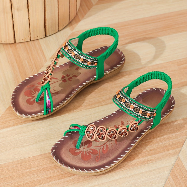 Women's orthopedic summer sandals: arch support, contoured footbed & adjustable straps for comfort.