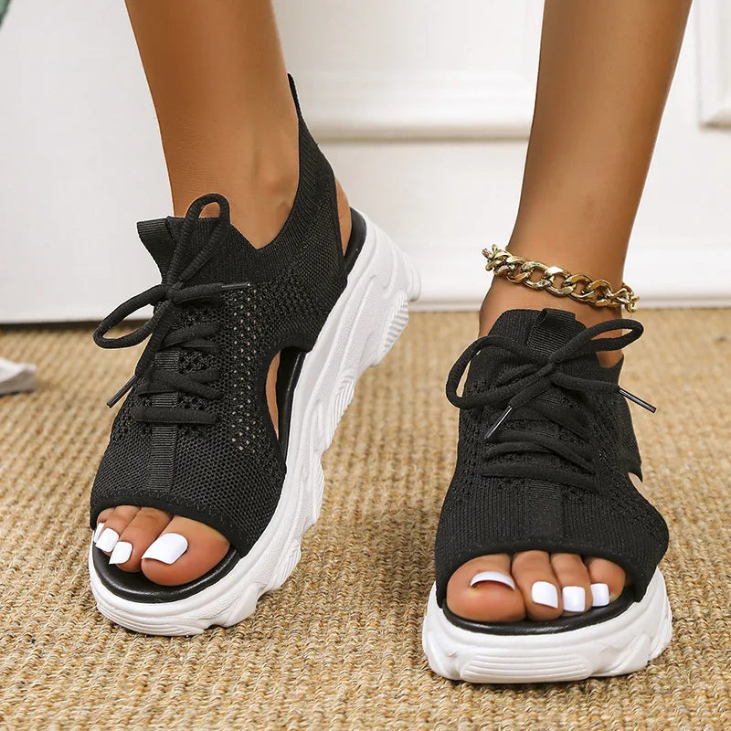 Women's orthopedic sandals with adjustable straps, providing ultimate comfort & support for summer casual wear.