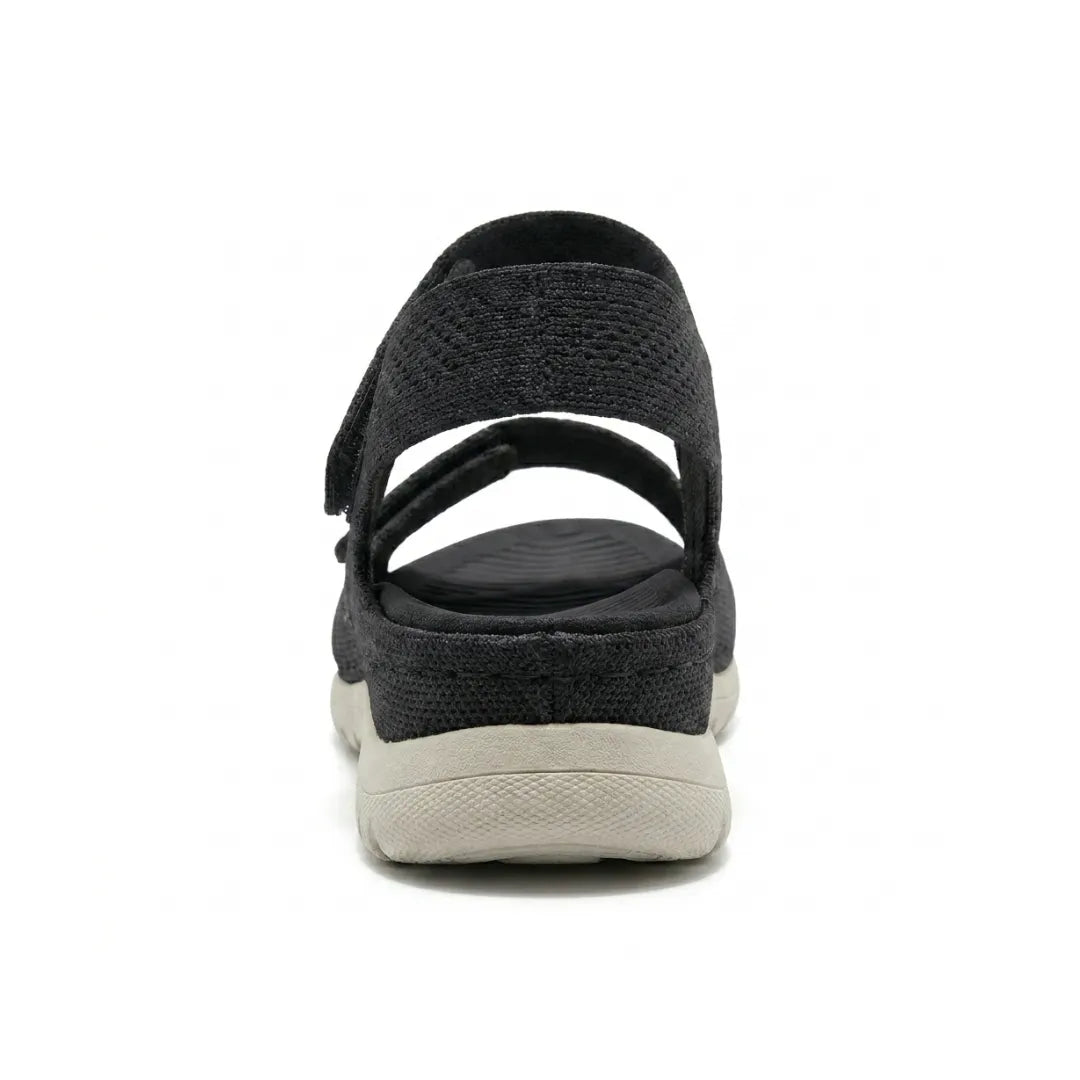 Orthopedic women's sandals, adjustable for custom fit, ultimate arch support & comfort.