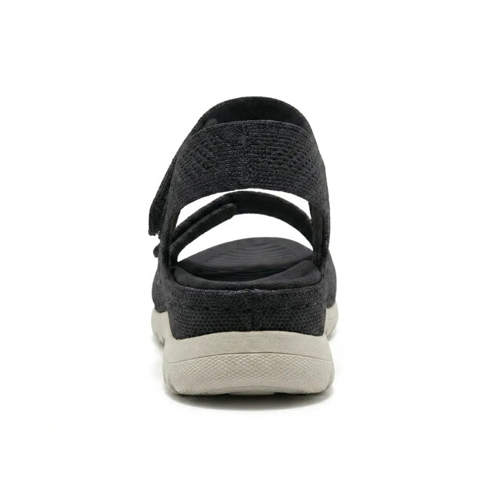 Orthopedic women's sandals, adjustable for custom fit, ultimate arch support & comfort.