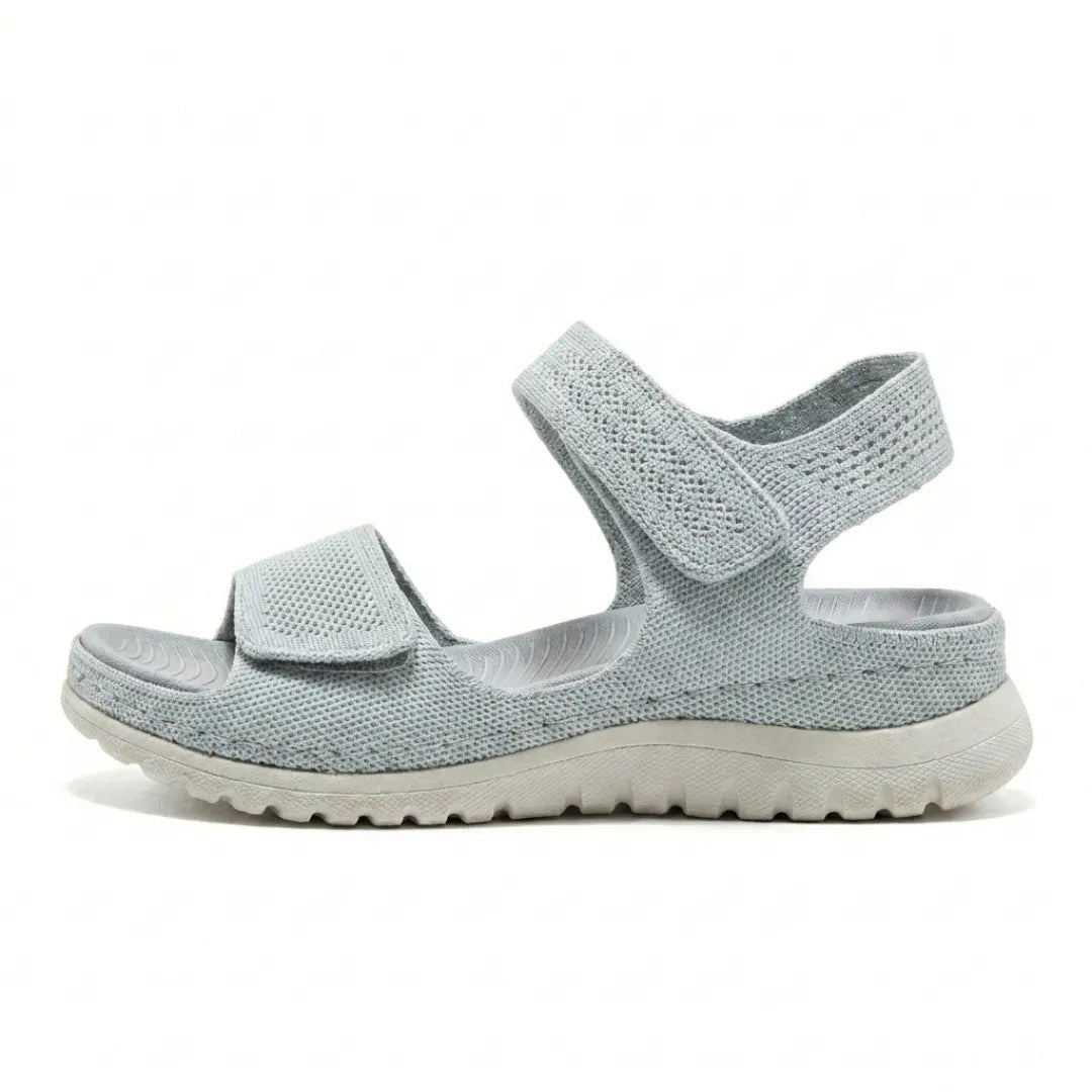Women's walking sandals, adjustable & comfortable, with arch support for everyday wear.