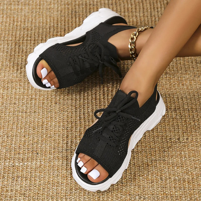 Stylish casual women's orthopedic sandals, perfect for summer comfort with adjustable straps & supportive design.