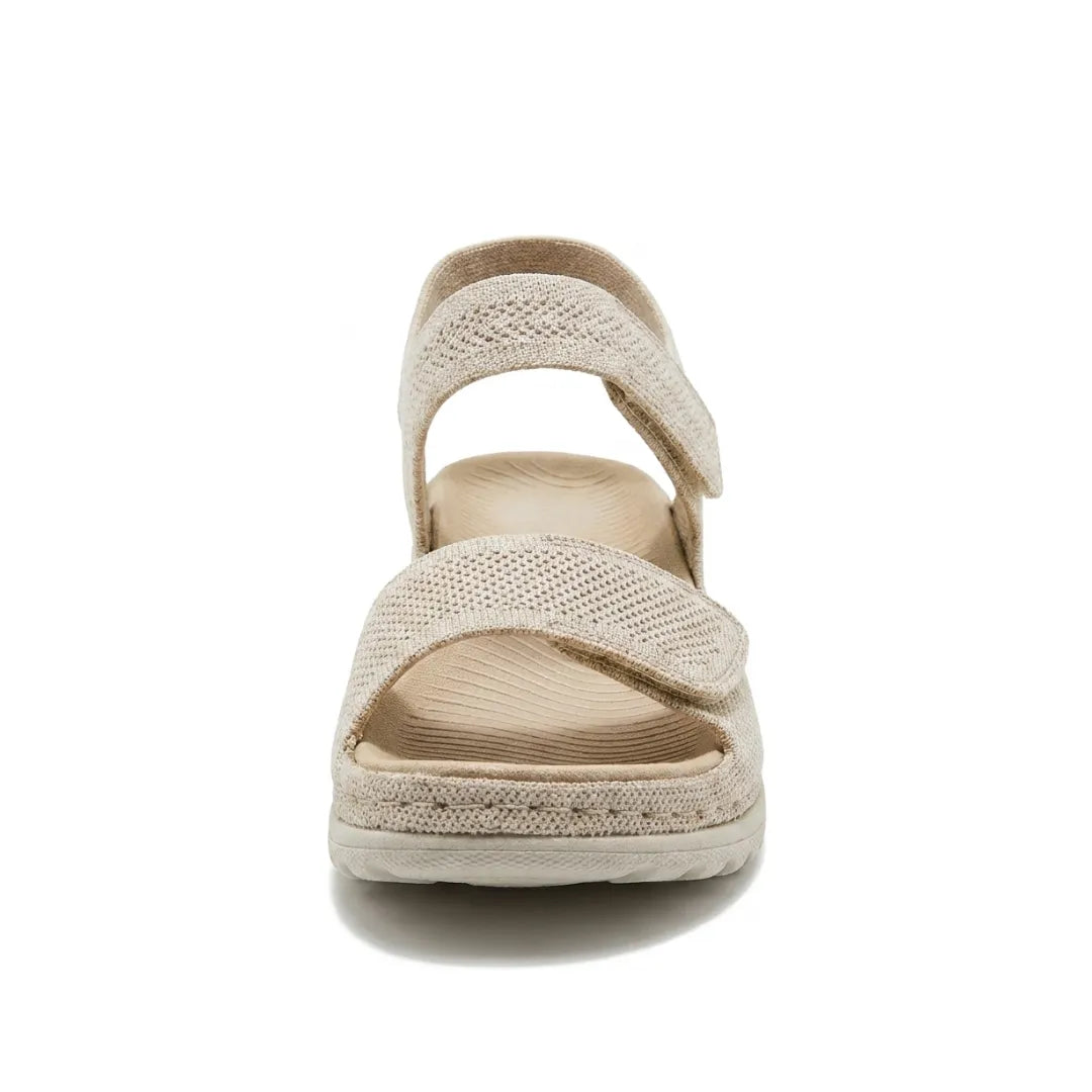 Casual women's summer sandals with adjustable straps, offering ultimate orthopedic comfort.