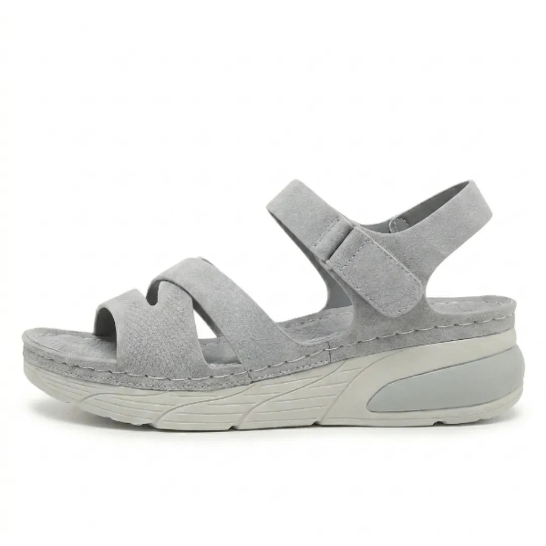 Women's daily wear sandals, comfortable & adjustable, providing arch support & foot relief.
