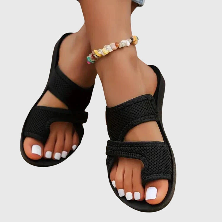 Comfortable women's walking sandals, perfect for summer. Arch support and cushioned sole for active women.