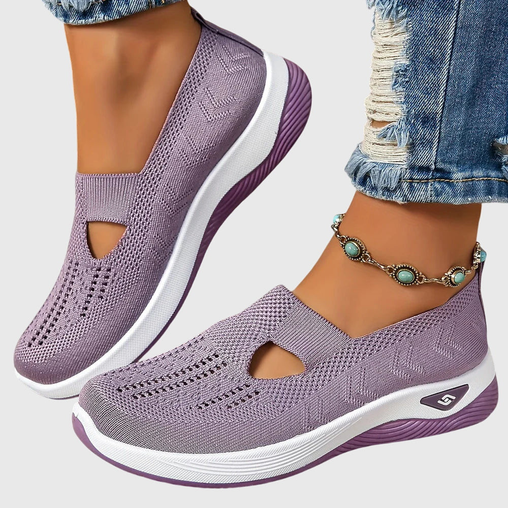 Orthopedic women's footwear, ideal for foot pain relief & daily walking comfort.