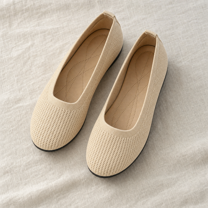 Stylish women's walking shoes. Orthopedic slip-ons designed for maximum comfort and back pain relief.