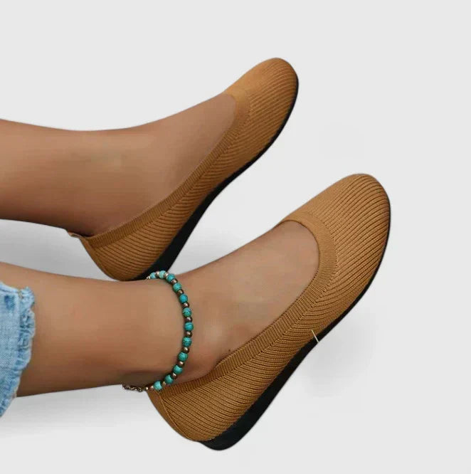 Ergonomic women's walking shoes. Slip-on orthopedic design offering excellent arch support and pain reduction.