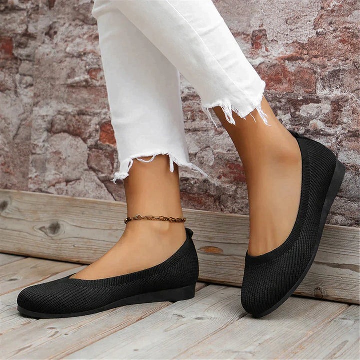 Soft memory foam orthopedic slip-ons for women, perfect for all-day wear and reducing foot fatigue.
