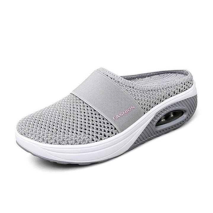 Durable sole of women's orthopedic walking shoes, providing excellent grip & cushioned support.