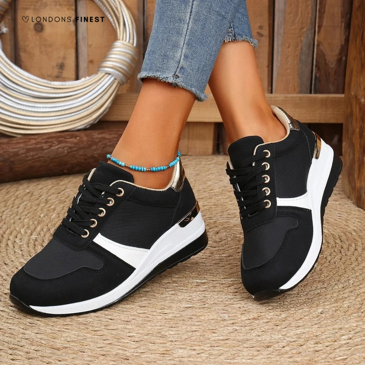 Women's comfort sneakers, orthopedic design with superior arch support & cushioning for active wear.