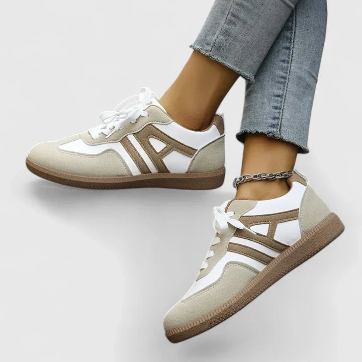 Stylish women's orthopedic casual sneakers, offering ergonomic support & comfort for daily wear and active lifestyles.