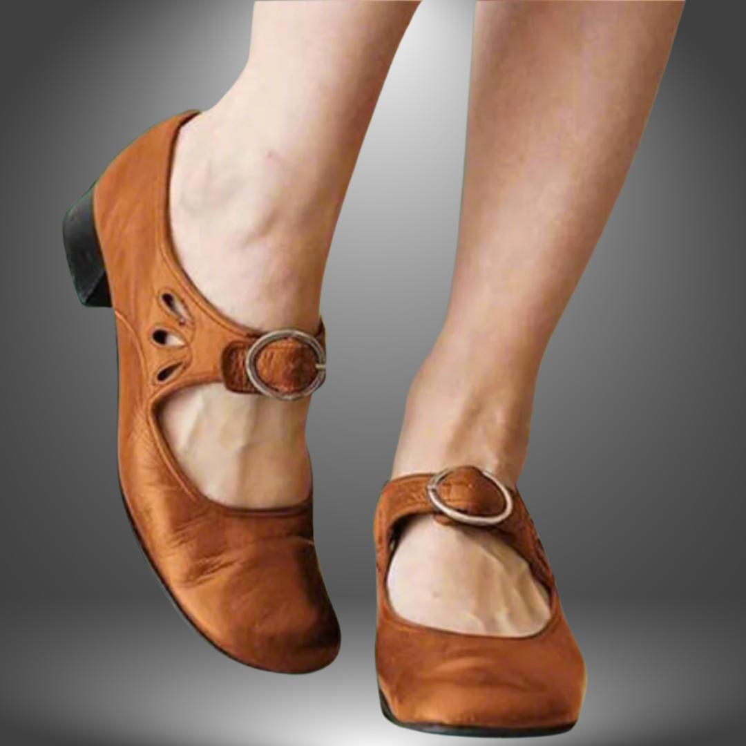 Slip-resistant women's walking sandals with orthopedic support, wide fit, and cushioned sole for everyday comfort & pain relief.