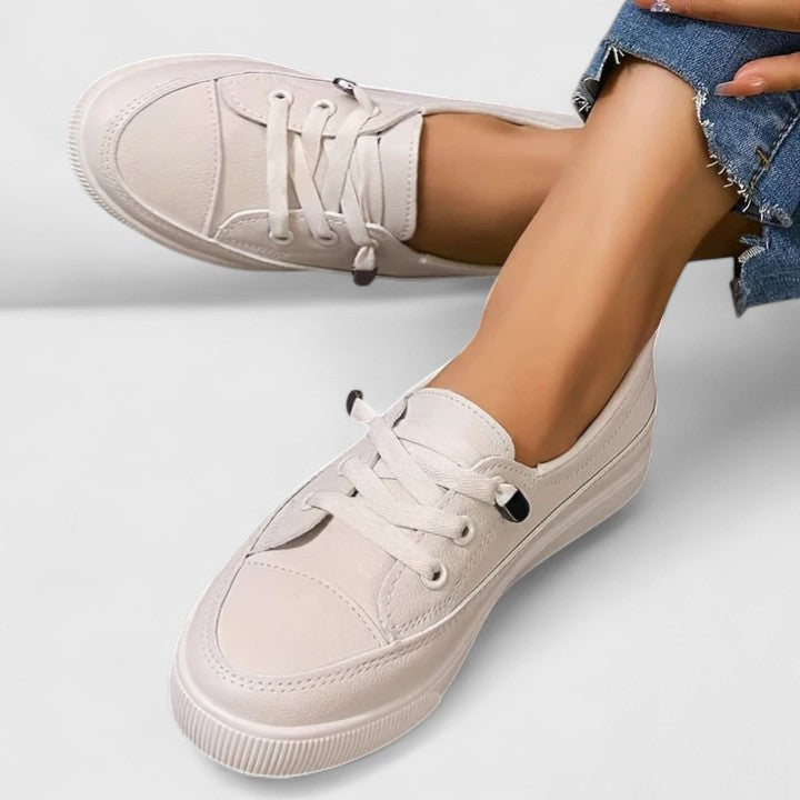 Supportive women's orthopedic walking shoes, lightweight, ideal for arch support & all-day comfort.