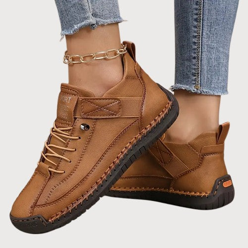 Women's Comfort Walking Sneakers with Arch Support, wide fit, & orthopedic design.