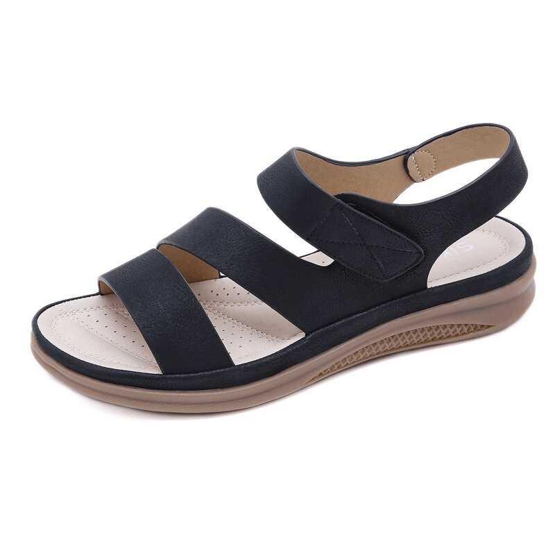 Braided strap women's orthopedic wedge sandals, providing stylish arch support for summer comfort.