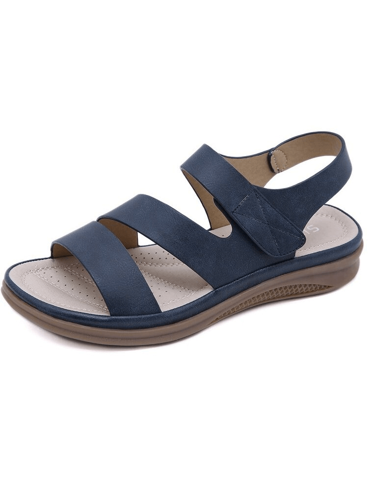 Women's stylish orthopedic wedge sandals, ideal for comfortable summer walks and daily elegance.
