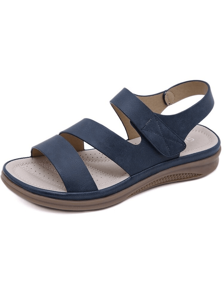 Women's stylish orthopedic wedge sandals, ideal for comfortable summer walks and daily elegance.