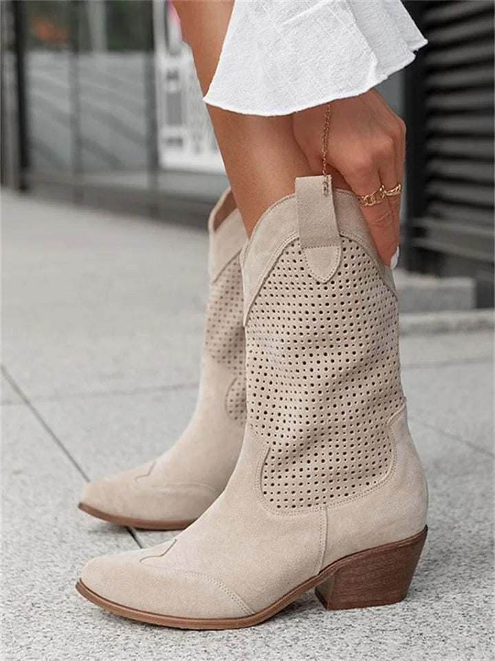 Women's casual orthopedic western boots, offering supreme comfort and a versatile stylish look.