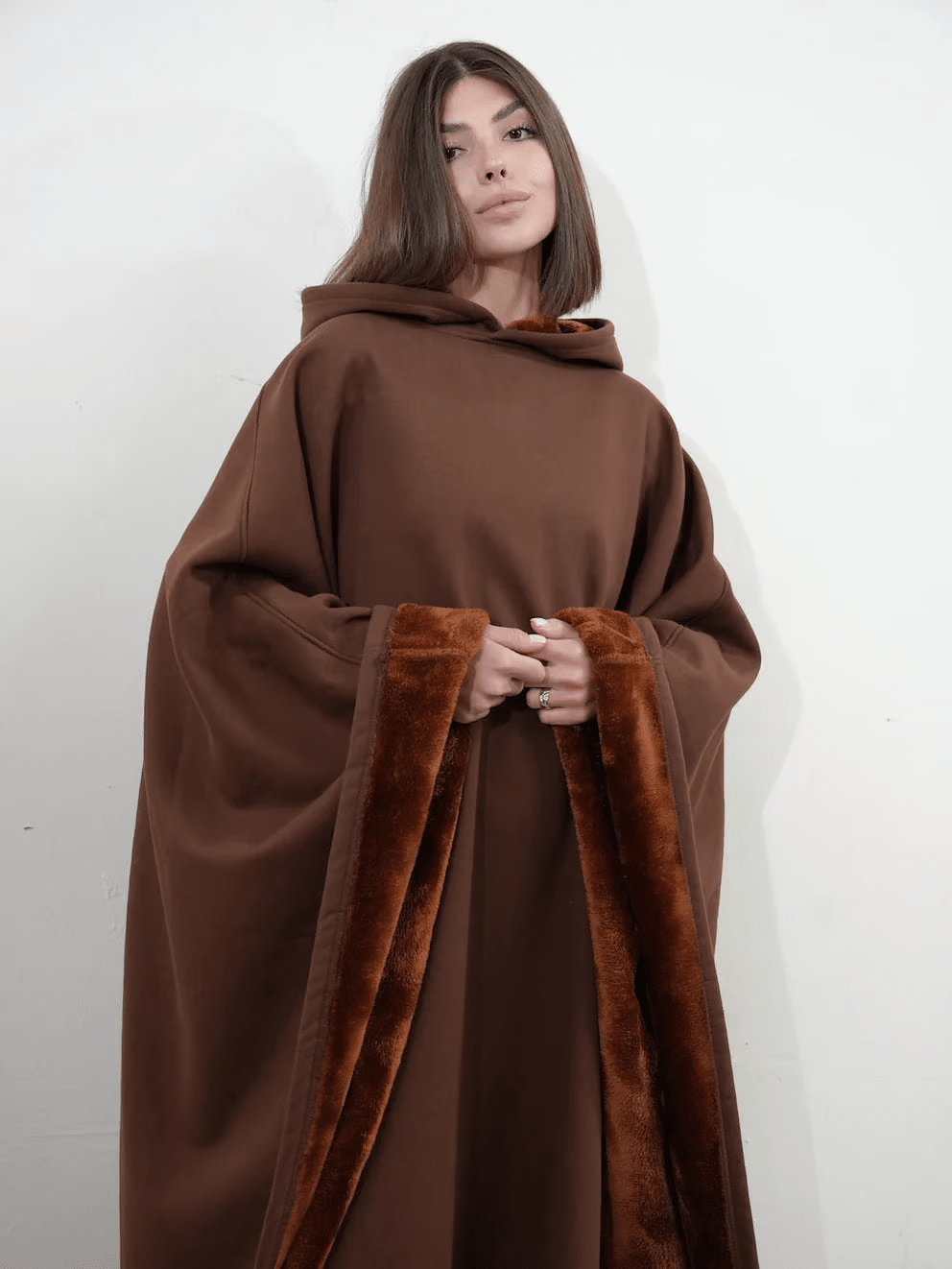 Women's ultimate comfort blanket hoodie, warm, soft, anti-stress gift.