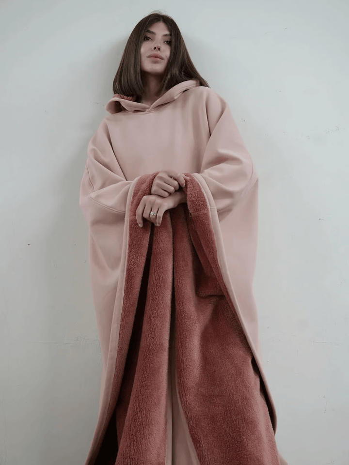 Soft women's anti-stress hoodie, ultimate comfort loungewear.