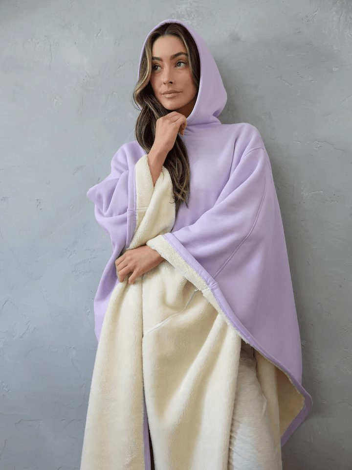 Women's soft feel oversize hoodie, warm, anti-stress, home comfort.