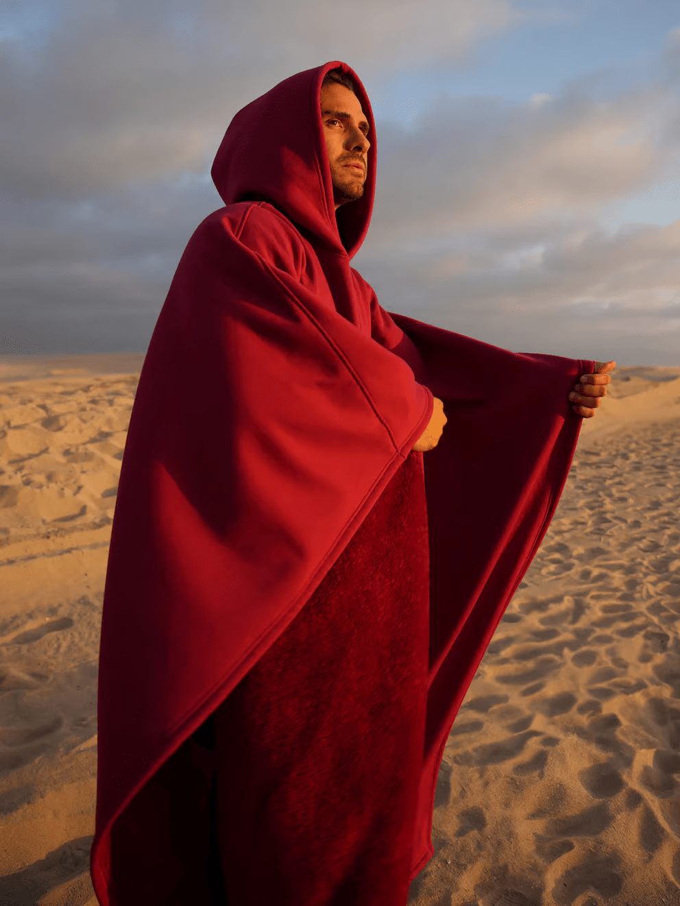 Plush female oversized hoodie, softest fabric for ultimate comfort loungewear.