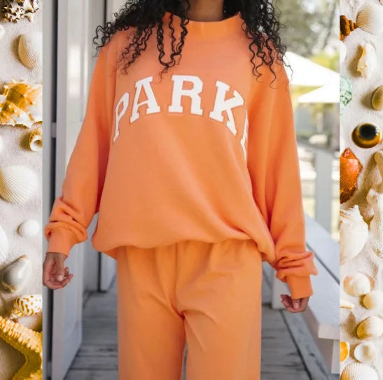 Statement oversized graphic sweater for women, a cozy, loose fit pullover perfect for casual trendy looks.