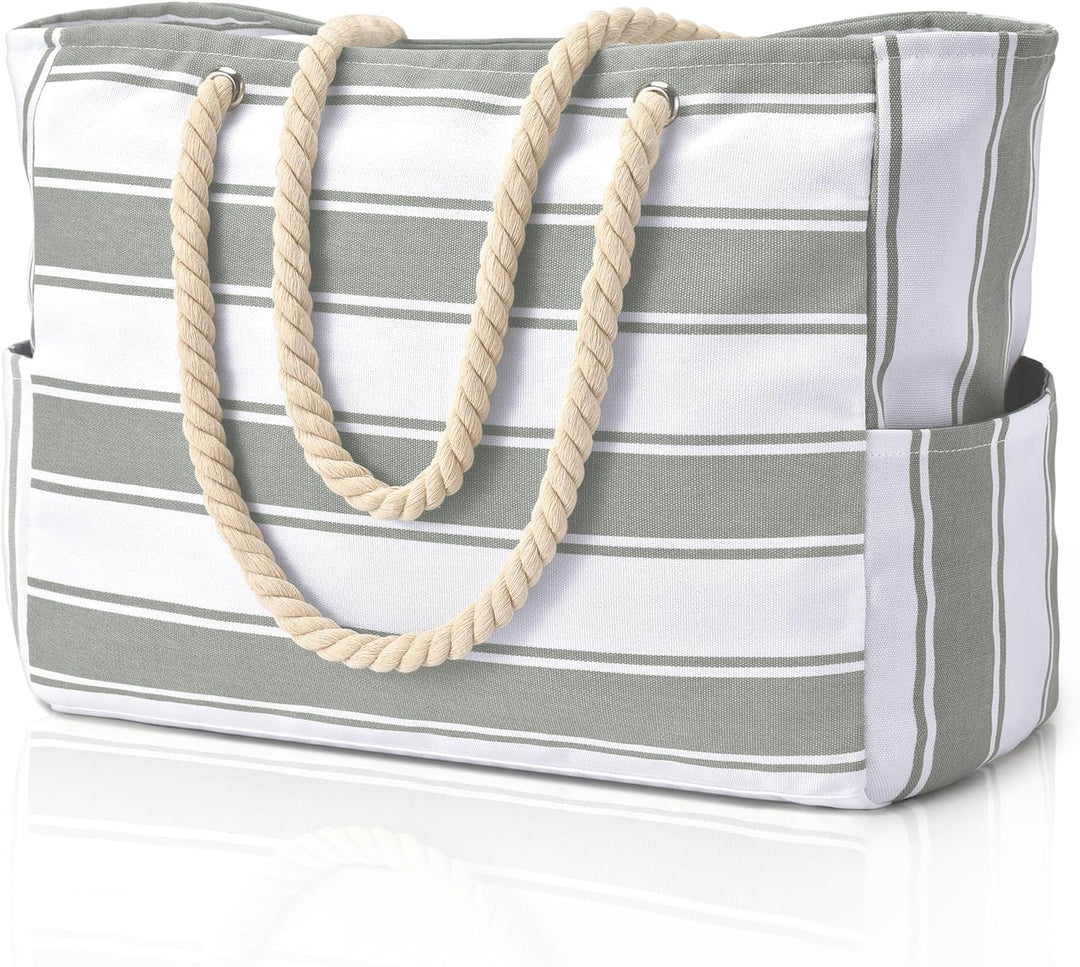 Stylish sandproof beach bag for women, an ideal summer accessory.