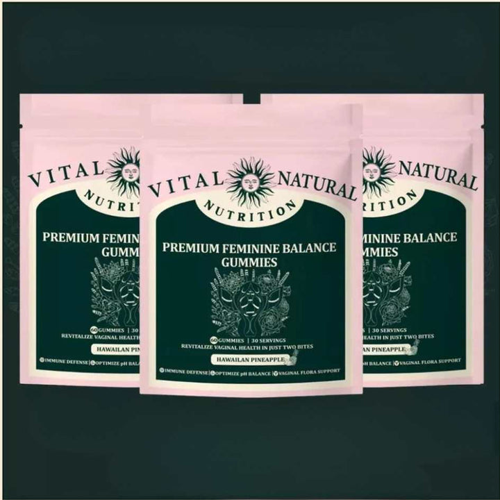 Plant-based pH balance gummies for women, supporting feminine care, natural defense, and overall wellness.